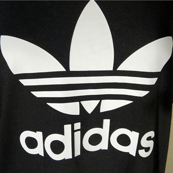 Adidas Trefoil Dress Logo Tee Style Black Size XS - Picture 7 of 14